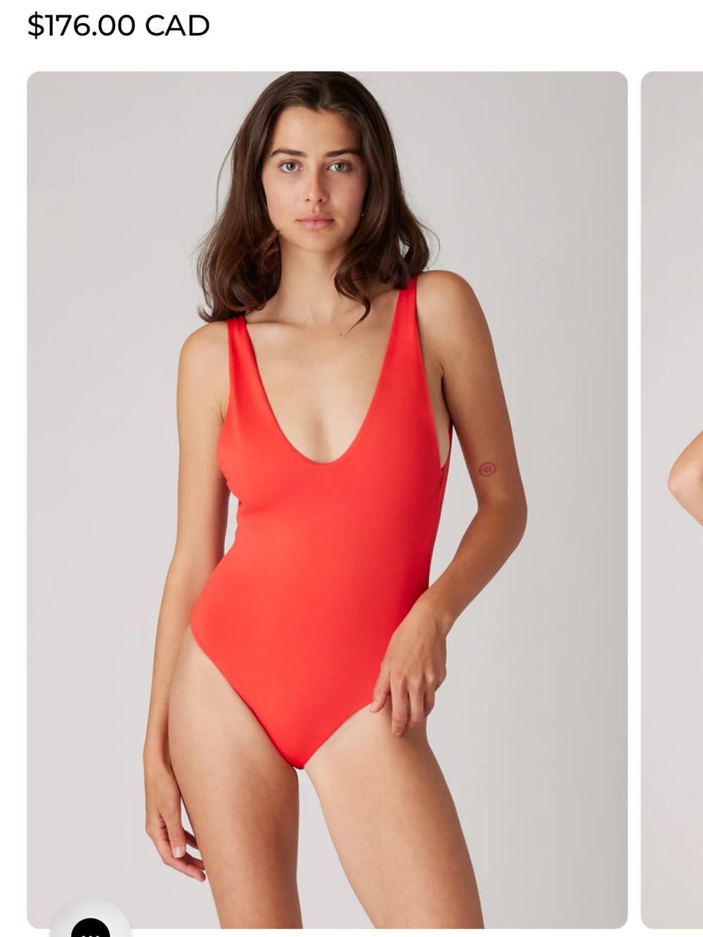 Classic Red One-Piece Swimsuit for Kids